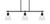 Toltec Lighting - 2636-MB-4760 - Three Light Island Pendant - Odyssey - Matte Black