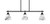 Toltec Lighting - 2636-MB-4769 - Three Light Island Pendant - Odyssey - Matte Black