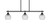 Toltec Lighting - 2636-MB-5110 - Three Light Island Pendant - Odyssey - Matte Black