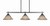 Toltec Lighting - 2636-MB-603 - Three Light Island Pendant - Odyssey - Matte Black