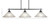 Odyssey Three Light Island Pendant (2636-MB-701)