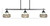 Odyssey Three Light Island Pendant (2636-MB-9485)