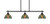 Toltec Lighting - 2636-MB-9905 - Three Light Island Pendant - Odyssey - Matte Black