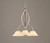Toltec Lighting - 263-BN-513 - Three Light Chandelier - Bow - Brushed Nickel