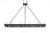 Toltec Lighting - 2742-MB - 12 Light Island Pendant - Belmont - Matte Black