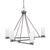 Toltec Lighting - 2806-GP-801B - Six Light Chandelier - Trinity - Graphite