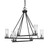 Toltec Lighting - 2806-MB-800B - Six Light Chandelier - Trinity - Matte Black