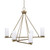 Toltec Lighting - 2806-NAB-801B - Six Light Chandelier - Trinity - New Age Brass