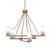 Toltec Lighting - 2806-NAB-811B - Six Light Chandelier - Trinity - New Age Brass