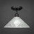 Toltec Lighting - 280-DG-441 - One Light Semi-Flush Mount - Vintage - Dark Granite
