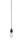 Toltec Lighting - 282-DG-AT18 - One Light Mini Pendant - Vintage - Dark Granite