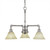 Toltec Lighting - 283-AS-508 - Three Light Chandelier - Vintage - Aged Silver