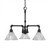 Toltec Lighting - 283-DG-7195 - Three Light Chandelier - Vintage - Dark Granite