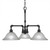 Toltec Lighting - 283-DG-731 - Three Light Chandelier - Vintage - Dark Granite