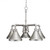 Toltec Lighting - 285-AS-410 - Five Light Chandelier - Vintage - Aged Silver