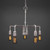 Toltec Lighting - 285-AS-AT18 - Five Light Chandelier - Vintage - Aged Silver