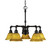 Toltec Lighting - 285-DG-454 - Five Light Chandelier - Vintage - Dark Granite