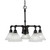 Toltec Lighting - 285-DG-7145 - Five Light Chandelier - Vintage - Dark Granite