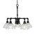 Toltec Lighting - 285-DG-755 - Five Light Chandelier - Vintage - Dark Granite