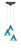 Toltec Lighting - 28-BN-458 - Three Light Cluster Pendalier - Europa - Brushed Nickel