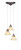Toltec Lighting - 28-BN-508 - Three Light Cluster Pendalier - Europa - Brushed Nickel
