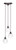 Toltec Lighting - 28-DG-4101 - Three Light Cluster Pendalier - Europa - Dark Granite