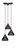 Toltec Lighting - 28-DG-427 - Three Light Multi Light Mini Pendant - Europa - Dark Granite