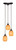 Toltec Lighting - 28-DG-625 - Three Light Multi Light Mini Pendant - Europa - Dark Granite