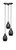 Toltec Lighting - 28-MB-426 - Three Light Cluster Pendalier - Europa - Matte Black