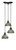 Toltec Lighting - 28-MB-9905 - Three Light Cluster Pendalier - Europa - Matte Black