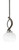 Toltec Lighting - 2901-GPDW-212 - One Light Mini Pendant - Monterey - Graphite & Painted Distressed Wood-look Metal