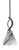 Toltec Lighting - 2901-GPDW-4769 - One Light Mini Pendant - Monterey - Graphite & Painted Distressed Wood-look Metal