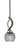 Toltec Lighting - 2901-GPDW-5112 - One Light Mini Pendant - Monterey - Graphite & Painted Distressed Wood-look Metal