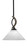 Toltec Lighting - 2901-MBDW-2121 - One Light Mini Pendant - Monterey - Matte Black & Painted Distressed Wood-look Metal