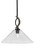 Toltec Lighting - 2901-MBDW-2162 - One Light Mini Pendant - Monterey - Matte Black & Painted Distressed Wood-look Metal