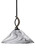 Toltec Lighting - 2901-MBDW-2169 - One Light Mini Pendant - Monterey - Matte Black & Painted Distressed Wood-look Metal