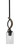 Toltec Lighting - 2901-MBDW-3002 - One Light Mini Pendant - Monterey - Matte Black & Painted Distressed Wood-look Metal