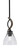 Toltec Lighting - 2901-MBDW-4760 - One Light Mini Pendant - Monterey - Matte Black & Painted Distressed Wood-look Metal