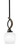 Toltec Lighting - 2901-MBDW-4811 - One Light Mini Pendant - Monterey - Matte Black & Painted Distressed Wood-look Metal