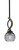 Toltec Lighting - 2901-MBDW-5112 - One Light Mini Pendant - Monterey - Matte Black & Painted Distressed Wood-look Metal