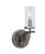 Toltec Lighting - 2911-GPDW-800 - One Light Wall Sconce - Monterey - Graphite & Painted Distressed Wood-look Metal