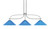 Toltec Lighting - 2936-GPDW-415 - Three Light Bar - Monterey - Graphite & Painted Distressed Wood-look Metal