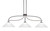 Toltec Lighting - 2936-MBDW-2161 - Three Light Billiard/Island - Monterey - Matte Black & Painted Distressed Wood-look