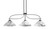 Toltec Lighting - 2936-MBDW-2169 - Three Light Bar - Monterey - Matte Black & Painted Distressed Wood-look Metal