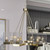 Nouvelle Six Light Chandelier (3026-NAB-530)