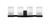 Toltec Lighting - 3124-ES-531 - Four Light Bath Bar - Nouvelle - Espresso