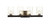 Toltec Lighting - 3124-GP-530 - Four Light Bath Bar - Nouvelle - Graphite