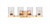 Toltec Lighting - 3124-NAB-530 - Four Light Bath Bar - Nouvelle - New Age Brass