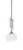 Toltec Lighting - 320-AS-212 - One Light Mini Pendant - Uptowne - Aged Silver