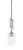 Toltec Lighting - 320-AS-300 - One Light Mini Pendant - Uptowne - Aged Silver